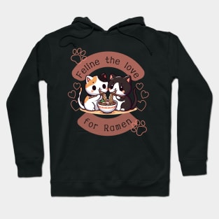 Feline the love for Ramen Hoodie